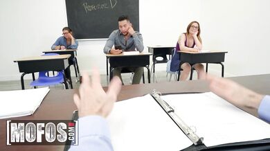 Horny College Student Scarlett Johnson Gets Seduced By Her Professor In A Private Office Session