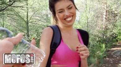 Macarena Lewis Turns A Peaceful Hike Into A Wild Outdoor Fuck With Jordi’s Thick Cock