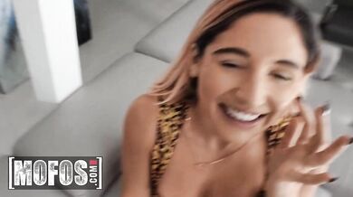Abella Danger Displays Her Deepthroat Skills Before Grinding On JMac In Reverse Cowgirl