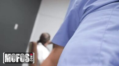 Naughty Nurse Chloe Copper Takes A Ride On Her Colleague's Hard Cock In The Hospital