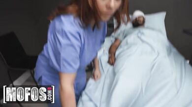Naughty Nurse Chloe Copper Takes A Ride On Her Colleague's Hard Cock In The Hospital