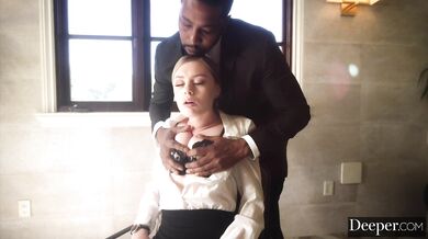 Innocent Amber Moore Has Intense Fiery Affair With Boss