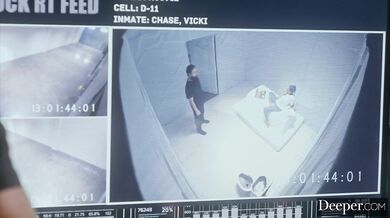 Infamous Vicki Chase In Massive Cell Block Blowbang