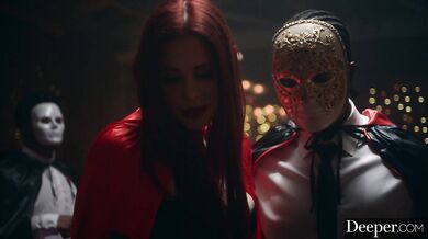 Lulu, April, Jasmine And Isiah Serve Mistress Maitland Ward Baxter