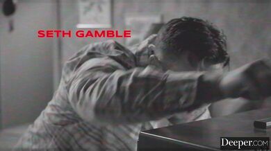 Maitland Ward Baxter And  Violet Myers Share BBC In Intense Threesome