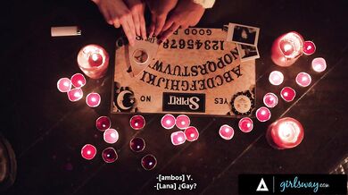 Goth Lana Smalls And August Skye Summon Sex Spirit MILF Penny Barber