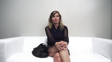 MILF blonde amateur fucks at casting