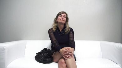 MILF blonde amateur fucks at casting