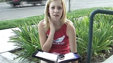 Blonde amateur POV fucked