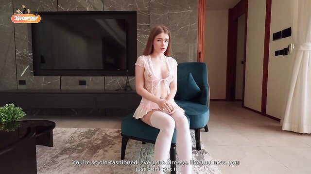 Ovulation turns my little sister from shy girl into horny sex machine!