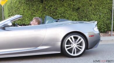 Lena Paul doesn't just drive car