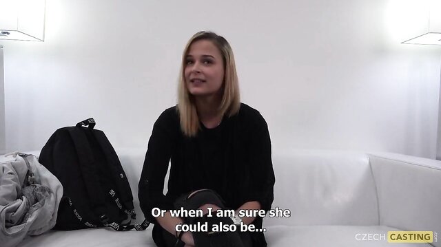 Girls sharing cock at casting