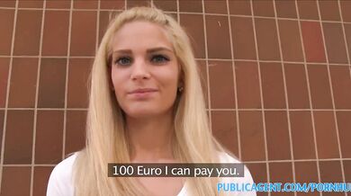 Hot blonde with fine ass fucked in underground car park