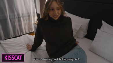 What Happens When Horny Step Mom Shares Hotel Bed With Step Son All Night In One Room?