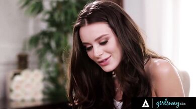 Sultry Masseuse Lana Rhoades Teaches Petite Riley Reid The Art Of Foreplay