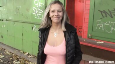 Fucking a mature saleswoman for money