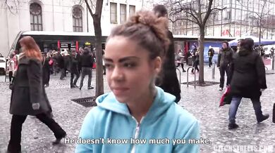 Czech Gypsy Girl From Street Fucked For Money