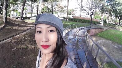 Sharon Lee Gets Some Outdoor Fun