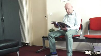 Sugar Daddy Wants To Check Hot Blonde Out