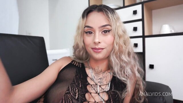 Brazilian Monster Cocks Double Penetrate Hot Tight Babe Morganita Brux