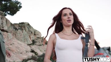 Feisty Redhead Audrey Reid Puts Her The Test In Passionate Outdoor Anal Adventure