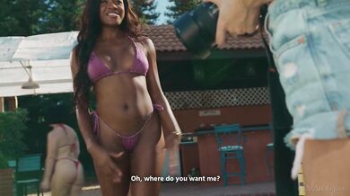 Naughty Natalie Brooks Oils Up Besties Nicole Kitt And Lucy Lotus For Hot Bikini Photoshoot