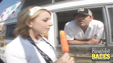 Lexi Belle Popsicle Tease And Deepthroat Blowjob