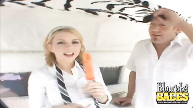 Lexi Belle Popsicle Tease And Deepthroat Blowjob