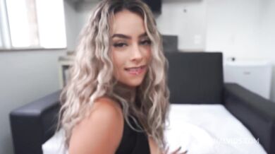 Morganita Brux In Sexy Black Lingerie