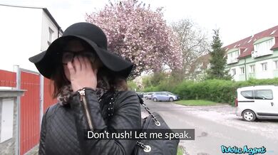 Broke Fashion Student Flashes Huge Tits Then Outdoor Fucks