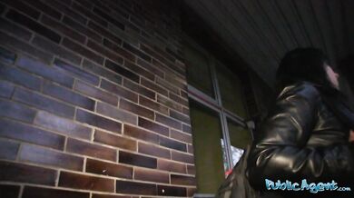 Nervous cheating girlfriend has real and risky outdoor sex
