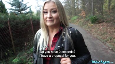 Curvy Blonde With Great Looking Tits And Ass