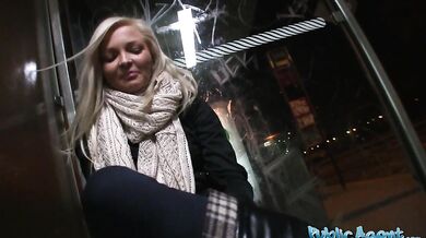 Real amateur filmed sex with super hot blonde off the street