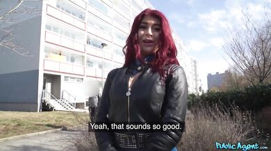 Pretty British Red Head Sucks Hard Dick For Help And Then Rides It