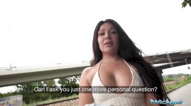 This grade a tourist is cheating on her boyfriend for the first time