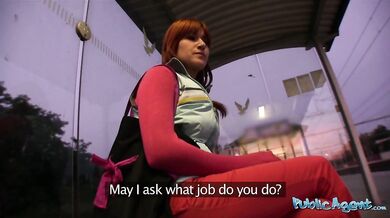 She has real public sex behind a train station with total stranger