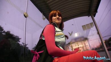 She has real public sex behind a train station with total stranger