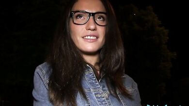 Night Time Public Fucking With Hot Student