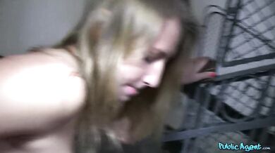 Nervous 19 Year Old Russian fucked In A Public Place