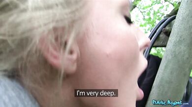 I Bend This Busty Glamour Model Over In A Public Place