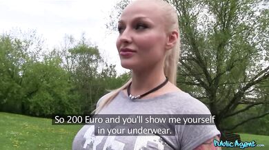I Bend This Busty Glamour Model Over In A Public Place