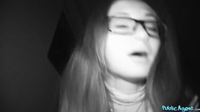 Hot Russian Babe In Nerd Glasses Creampied By Big Dick