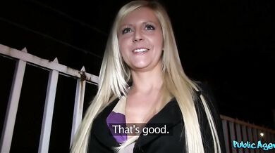Stunning Blonde With Fabulous Big Tits Rides My Big Dick