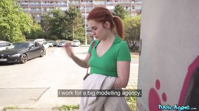 Oh well there goes the condom! Raw sex with redhead student