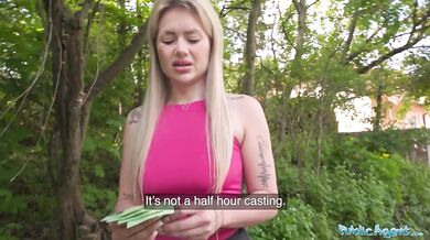 Public Agent Blonde French Jogger Fucks My Big Dick