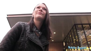 Real Public Agent scouting Prague for real amateurs