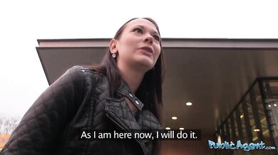 Real Public Agent scouting Prague for real amateurs