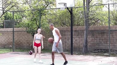 Basketball sex time with Alexis Rodriguez