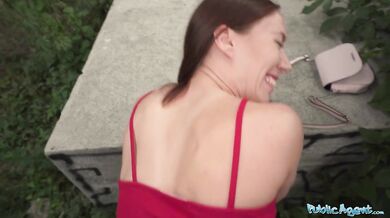 Skinny Russian Indy Lix Fucked In Public In POV