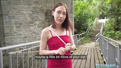Skinny Russian Indy Lix Fucked In Public In POV
